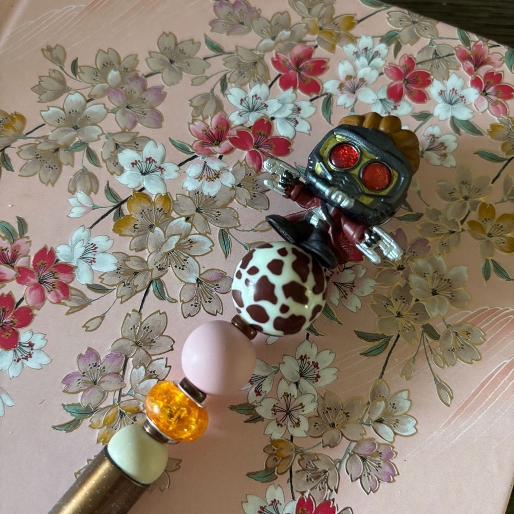Marvel Doorables: Guardians of the Galaxy: Star-Lord handmade beaded pen